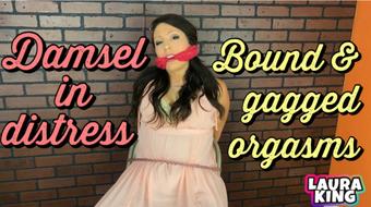Damsel in Distress Bound Gagged Orgasms - January 26, 2022 (LauraKing)
