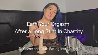 Earn Your Orgasm After A long Stint In Chastity - June 07, 2024 (Freya Reign)