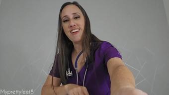 myprettyfeet8 - School Nurse POV Tickling Handjob (Myprettyfeet8)