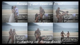 Public Beach Fuck -- Vow Renewals and Cum on my Face - March 23, 2024 (Natasha_Michael)