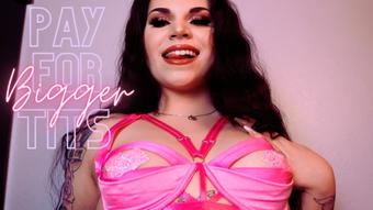 Pay For Bigger Tits - June 29, 2022 (Goddess Adela Divine)