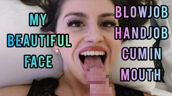 BEAUTY TEEN BLOWJOB CUM IN MOUTH SWALLOW (Alfxnow)