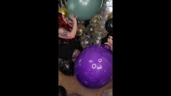 b2p race with huge 24" balloons - January 13, 2022 (GothAmber)
