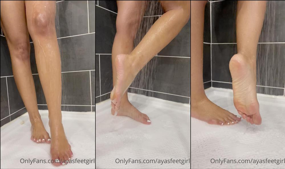 ayasfeetgirl 23 12 2021 2310018600 Qui me rejoins sous la douche et sâoccupe de mes jolies pieds â¤ï¸â¤ï¸