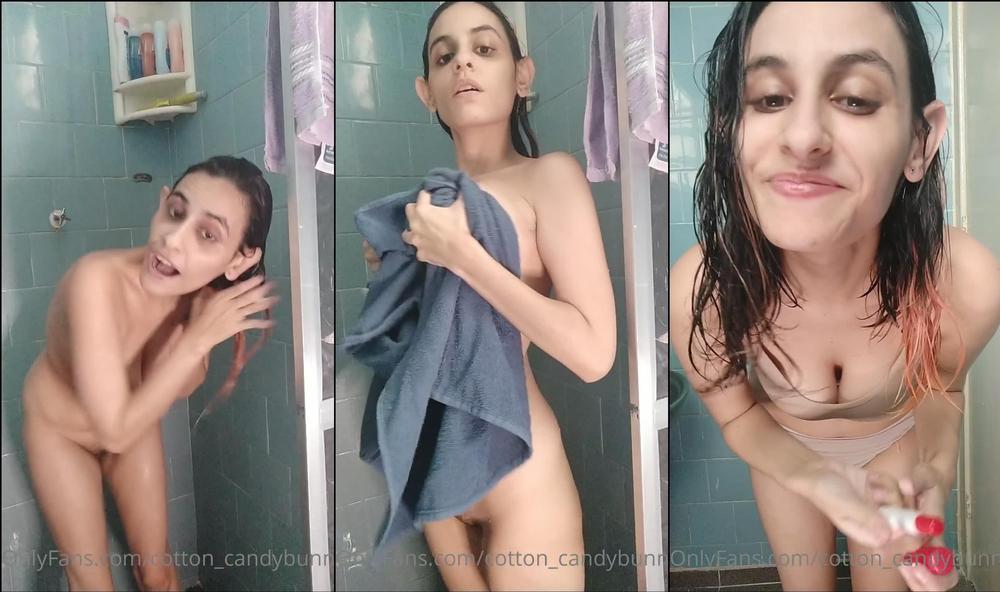 cotton candybunny 278302327 showering for daddy