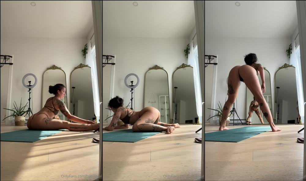 habadomina 07 09 2023 3007230017 it s so hot today spy on my yoga