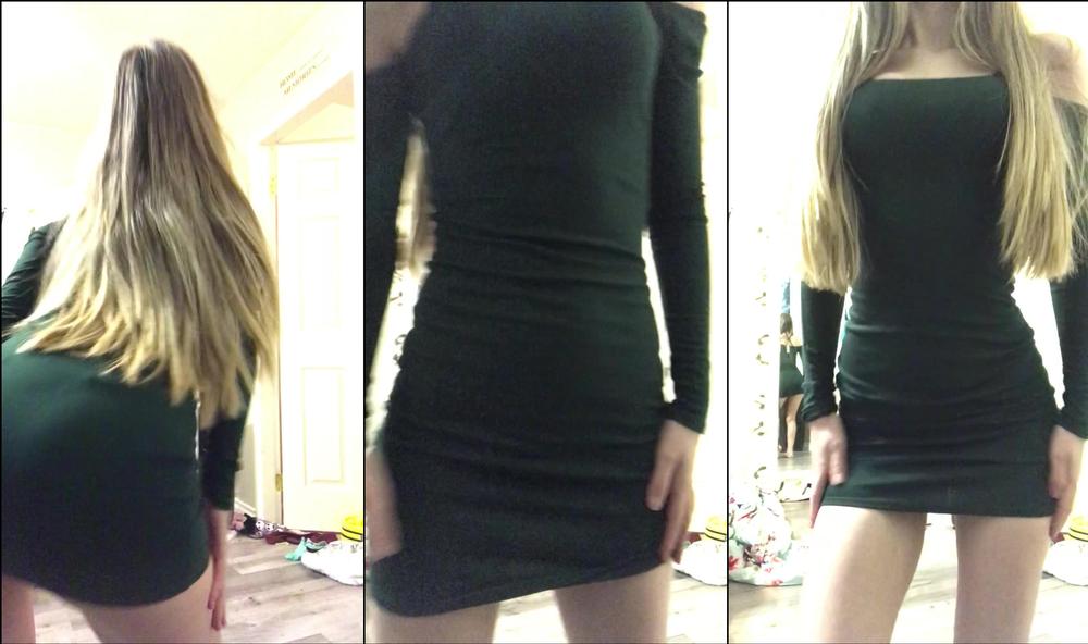 x_snowie_x 13 11 2018 16090633 Trying on my new dress.. I think itâs a keeper