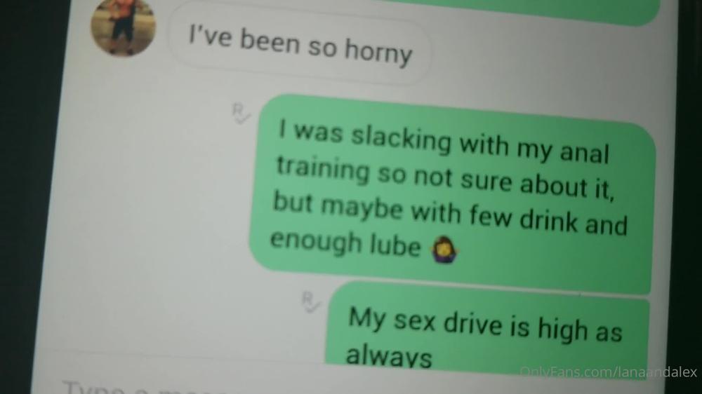lanaandalex 12 05 2020 312153791 D, also known as beast, messaged me this morning on Kik. I am tempted, but, at the moment,