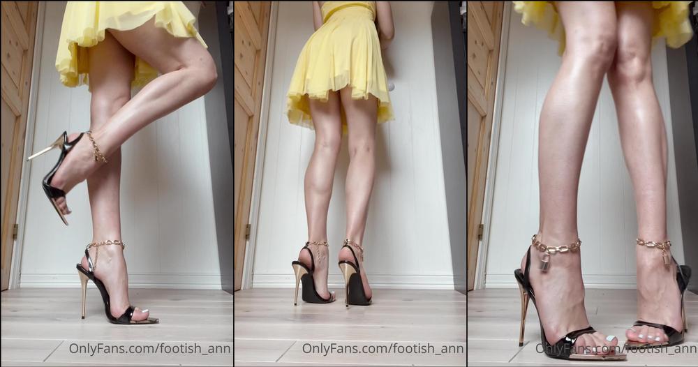 footish_ann 04 04 2021 2073523493 My new heels arrived just in time for Easter    Enjoy this video   showing off heels a