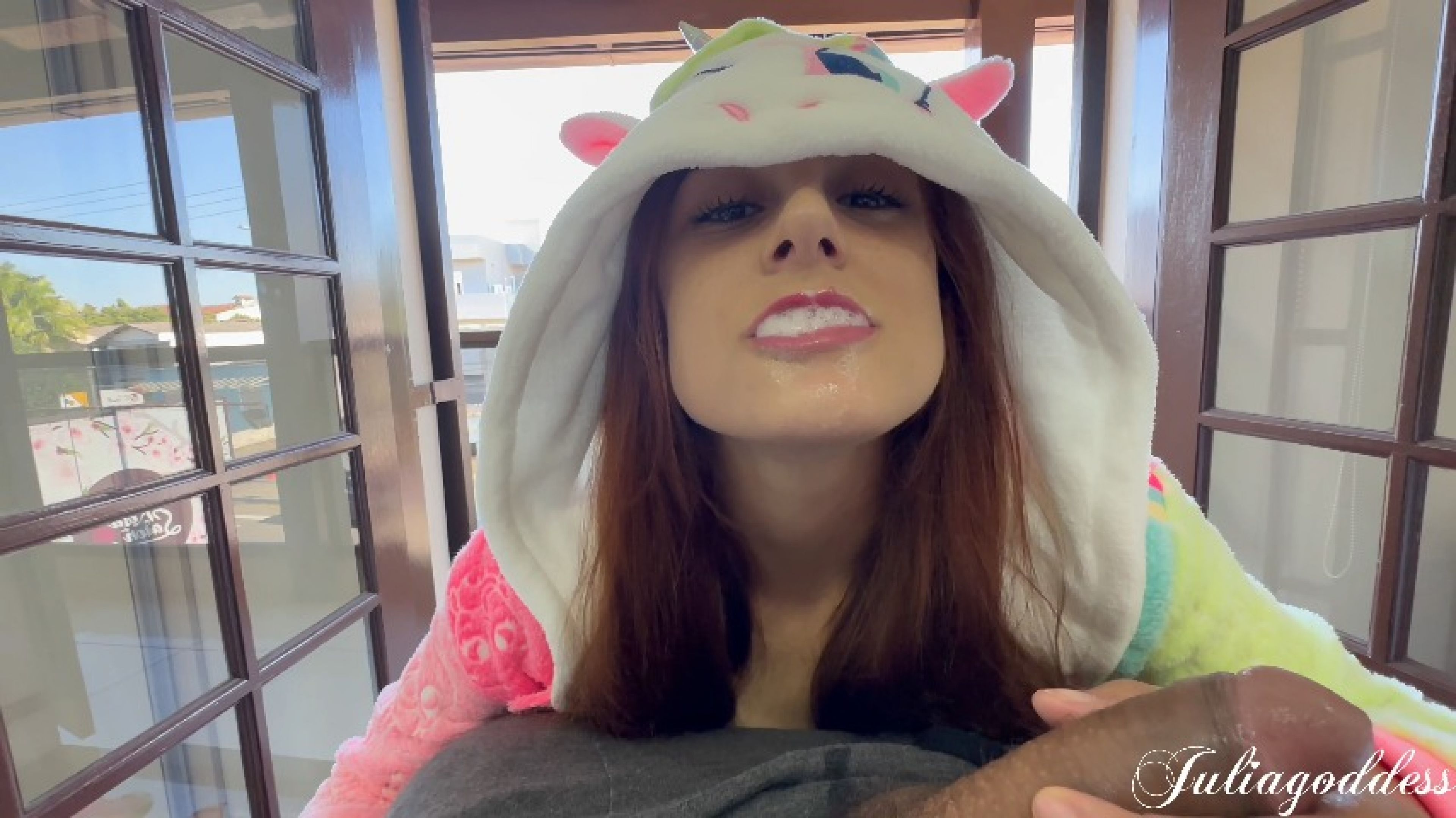 A hot unicorn gives a magical blowjob - July 04, 2023