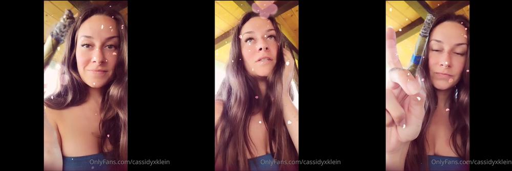 cassidyxklein 16 10 2020 1084675381 MINI CLIP   POV  You're my human ashtray. Love my 420 ashtray boys. Open up, slut