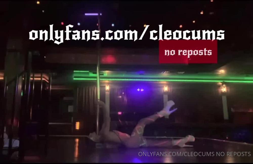 cleocums 03 08 2021 2181781300 POV  Ur at the strip club watching my stage performance  SOOOâ¦Tip  