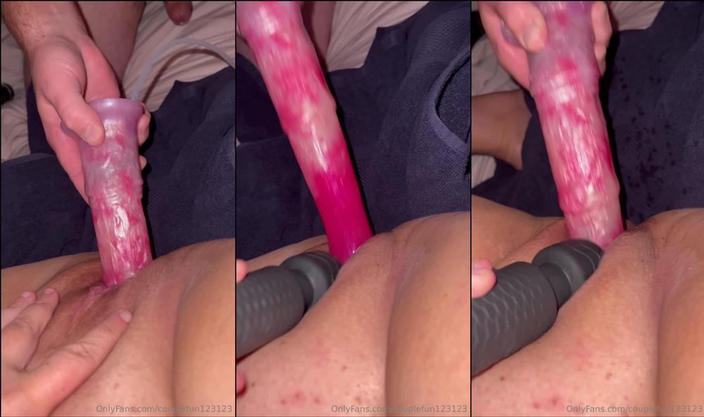 couplefun123123 776101586 2023 10 20 we got a new toy do you like it fuck it s big