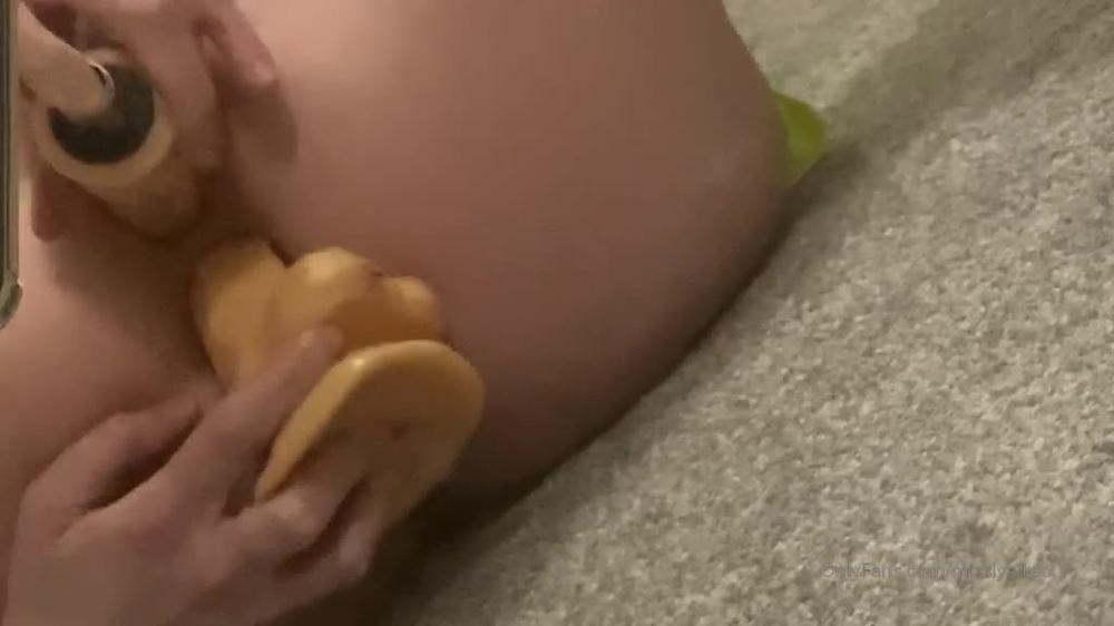 misslyallxxx 08 03 2020 171670691 DP with two big dildos .... watch me take one in the ass   one in the pussy close up 