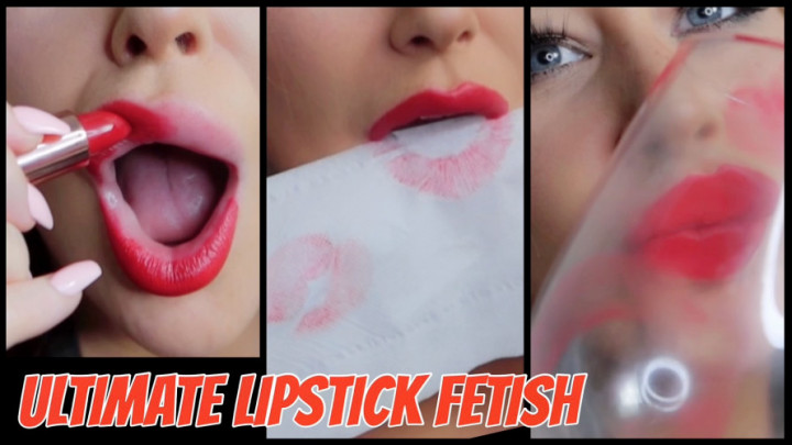 Lipstick Application Blotting Fetish - March 11, 2022