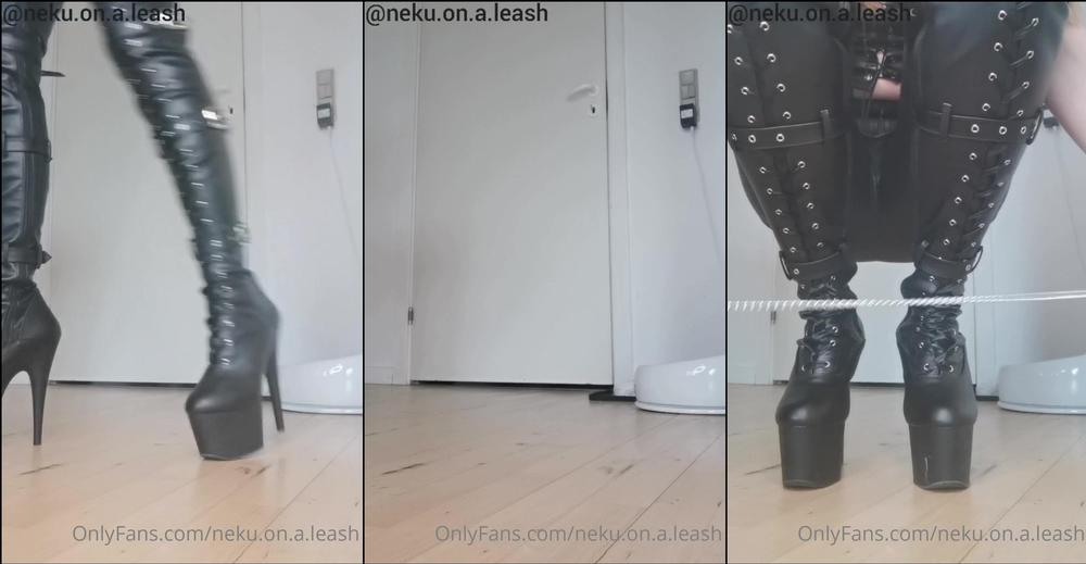 neku.on.a.leash 03 05 2021 2099644696 I made this chill little POV video for all of my boots, leather, and petplay lovers out th
