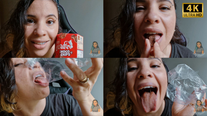 ASMR Eating Chocolate Cookies 4K - June 19, 2025