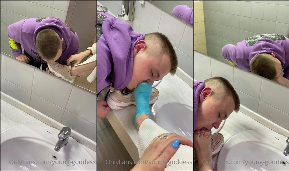 young goddess 25 05 2021 2118592643 humiliating my little slave in a public restroom if you have a great idea about how i sho