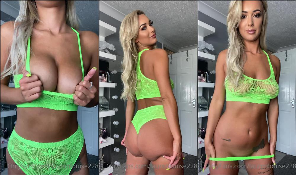 laurenlouise228 07 06 2022 2471029714 Sexy neon lingerie striptease
