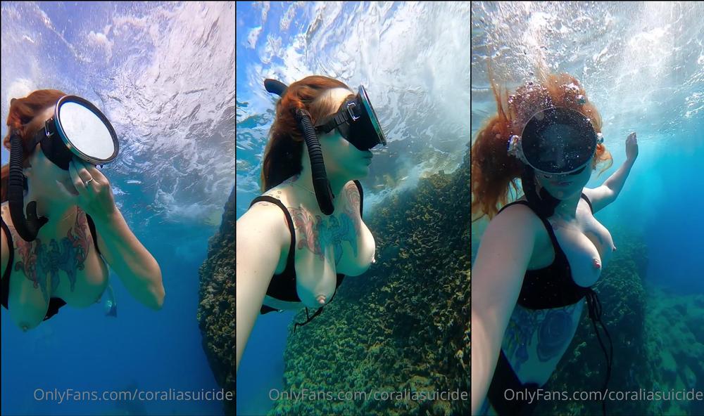 coraliasuicide 04 06 2022 2477184435 A bunch of the boobie videos were corrupt from yesterdayâs dive but I got one and the re