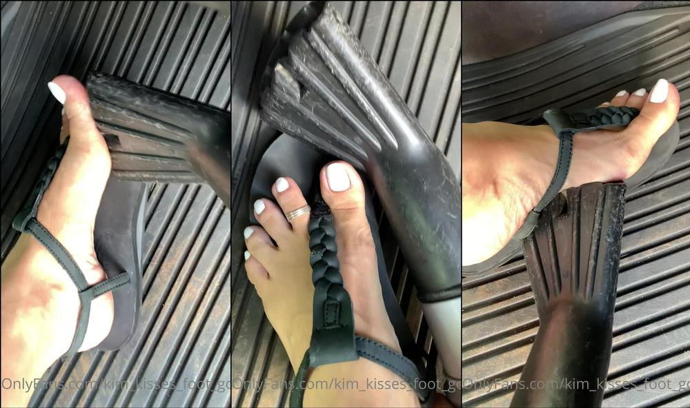 kim kisses foot goddess 06 07 2020 503318228 vacuuming my car mats turned into something else for a minute that sucking from the
