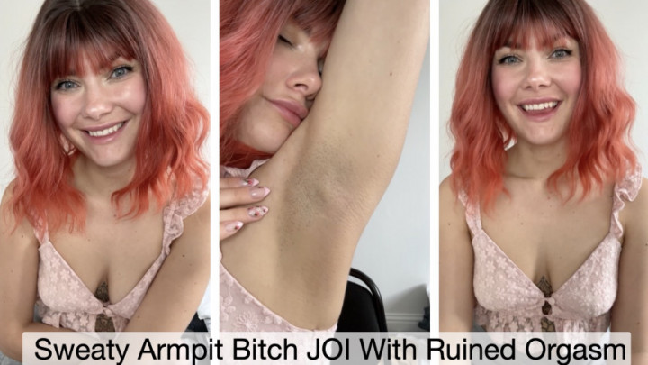 Sweaty Armpit Bitch JOI With Ruined Orgasm - May 14, 2024