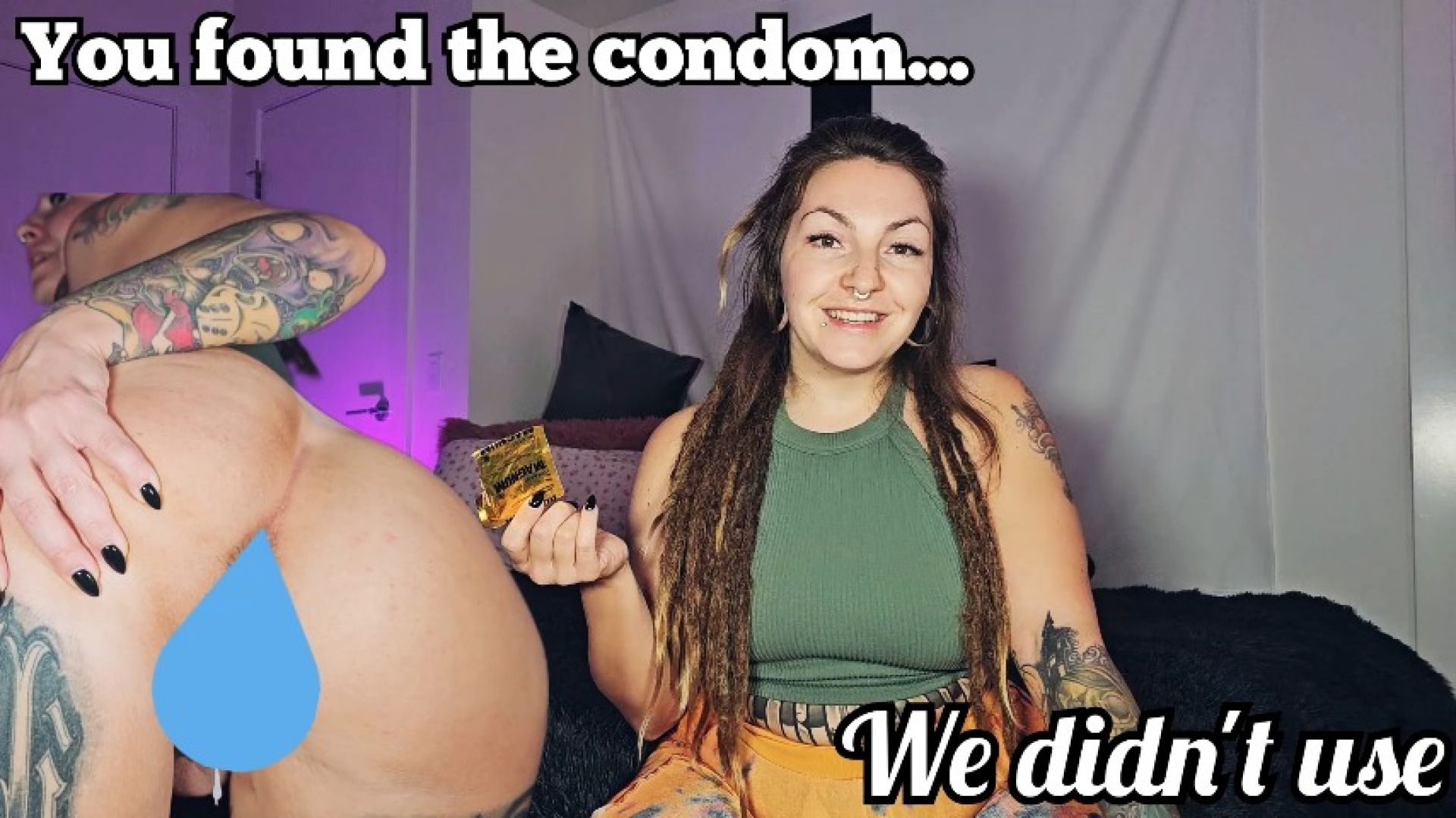 He's too big for condoms babe - November 09, 2024
