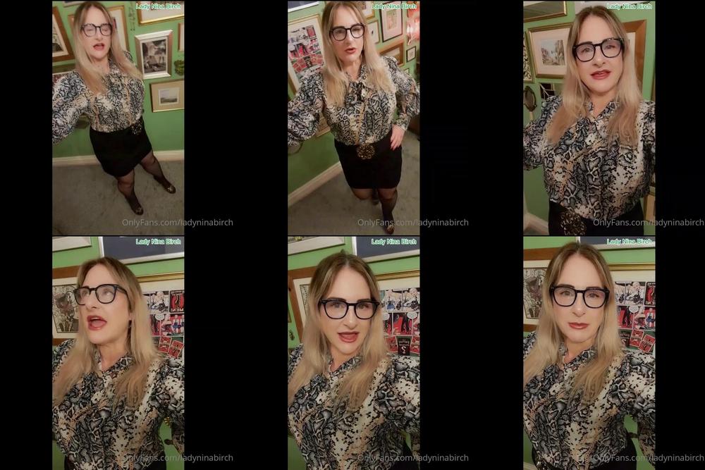 ladyninabirch 20 06 2022 2485037102 I do enjoy role play. The P.A with knowledge of 'something naughty' over her male boss is 