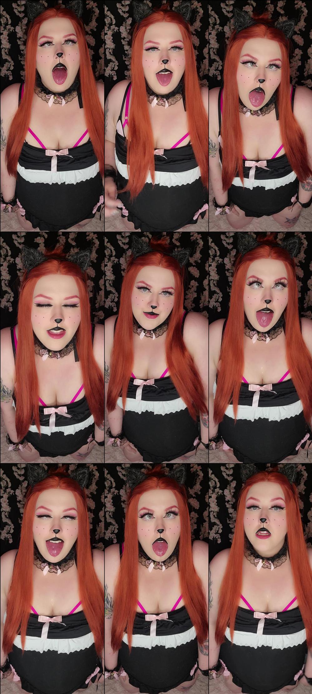 Goth Kitty Drips for her Owner - April 05, 2022