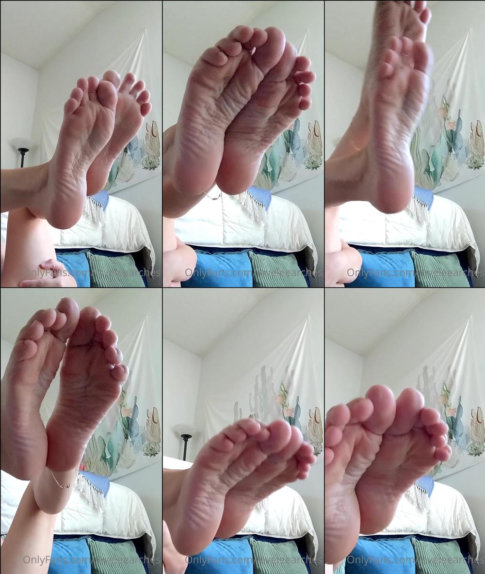 loveleearches 19 03 2022 2397237287 enjoy 3 minutes of my wrinkly soles scrunching for you hope you have a beautiful 