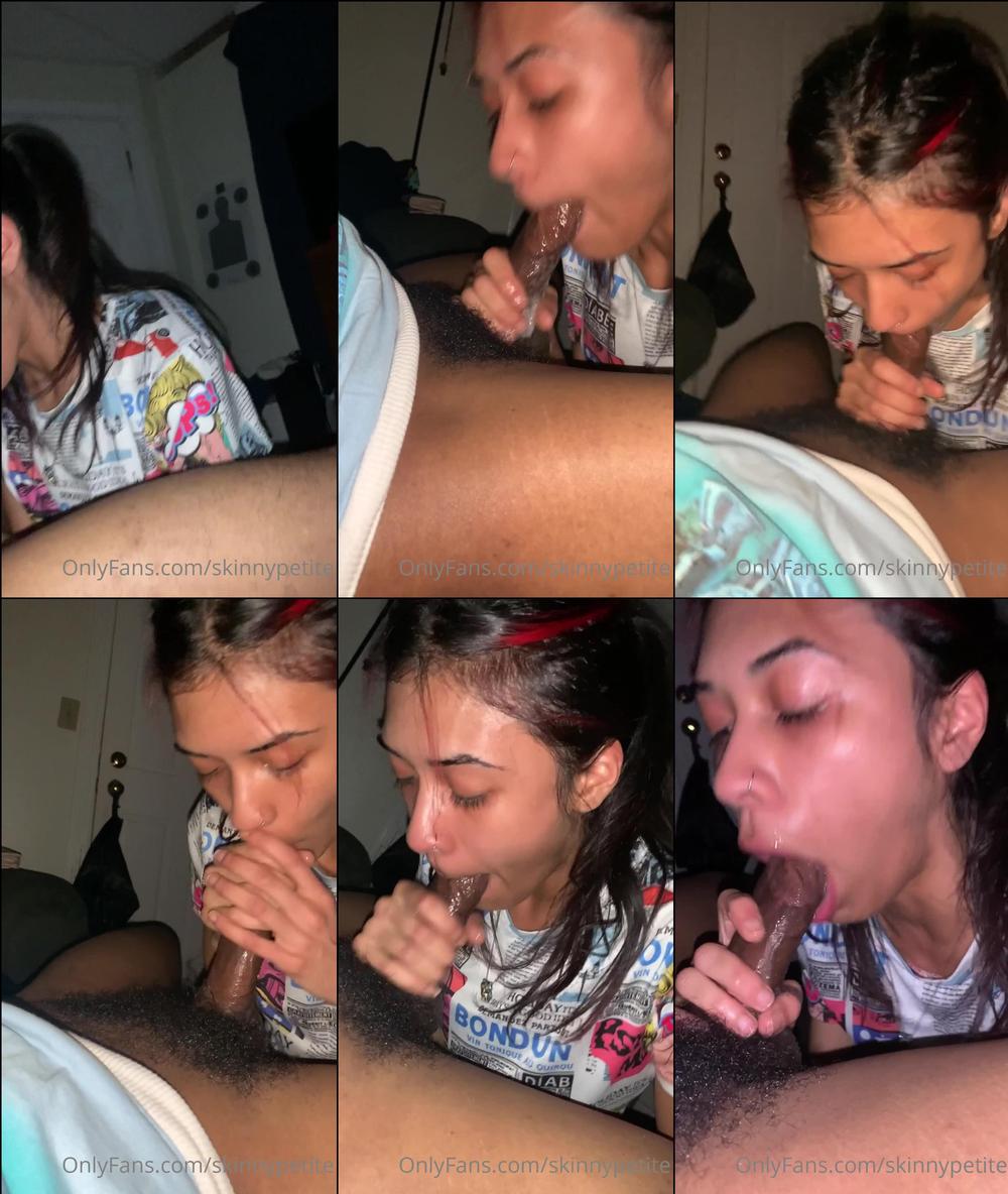 skinnypetite 479435097 2022 12 25 would you let me give you sloppy head like this if i snuck in your room 
