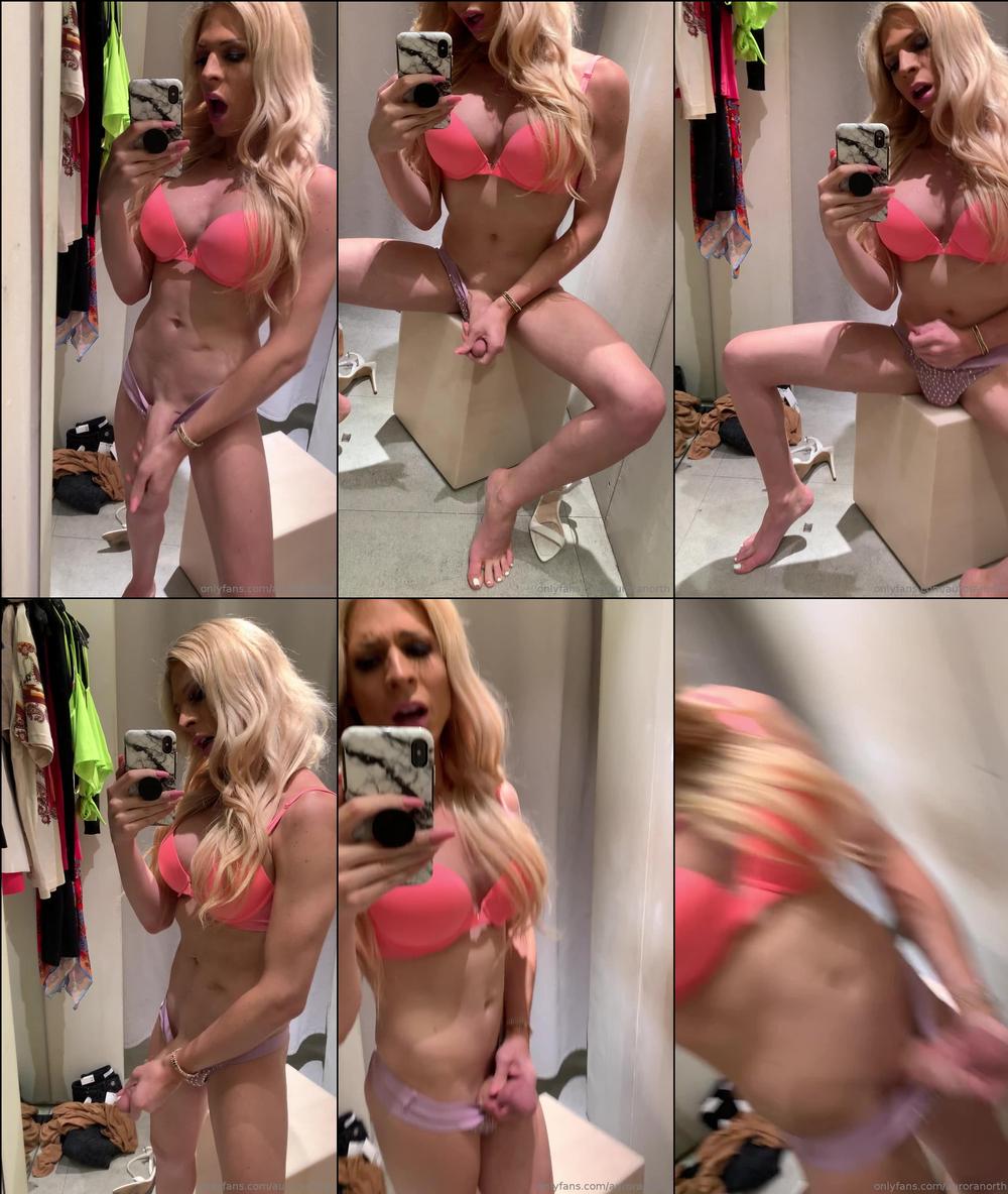 auroranorth 5078082 2019 06 23 Watch me play with my hard tranny cock in a NYC dressing room. Hey I'm fucking horny all the time ca
