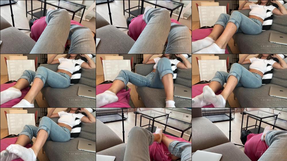 lordmaria 163997617 my voice my words my perfect feet my legs in these jeans what makes you the most subby clip title afternoon humiliation 1