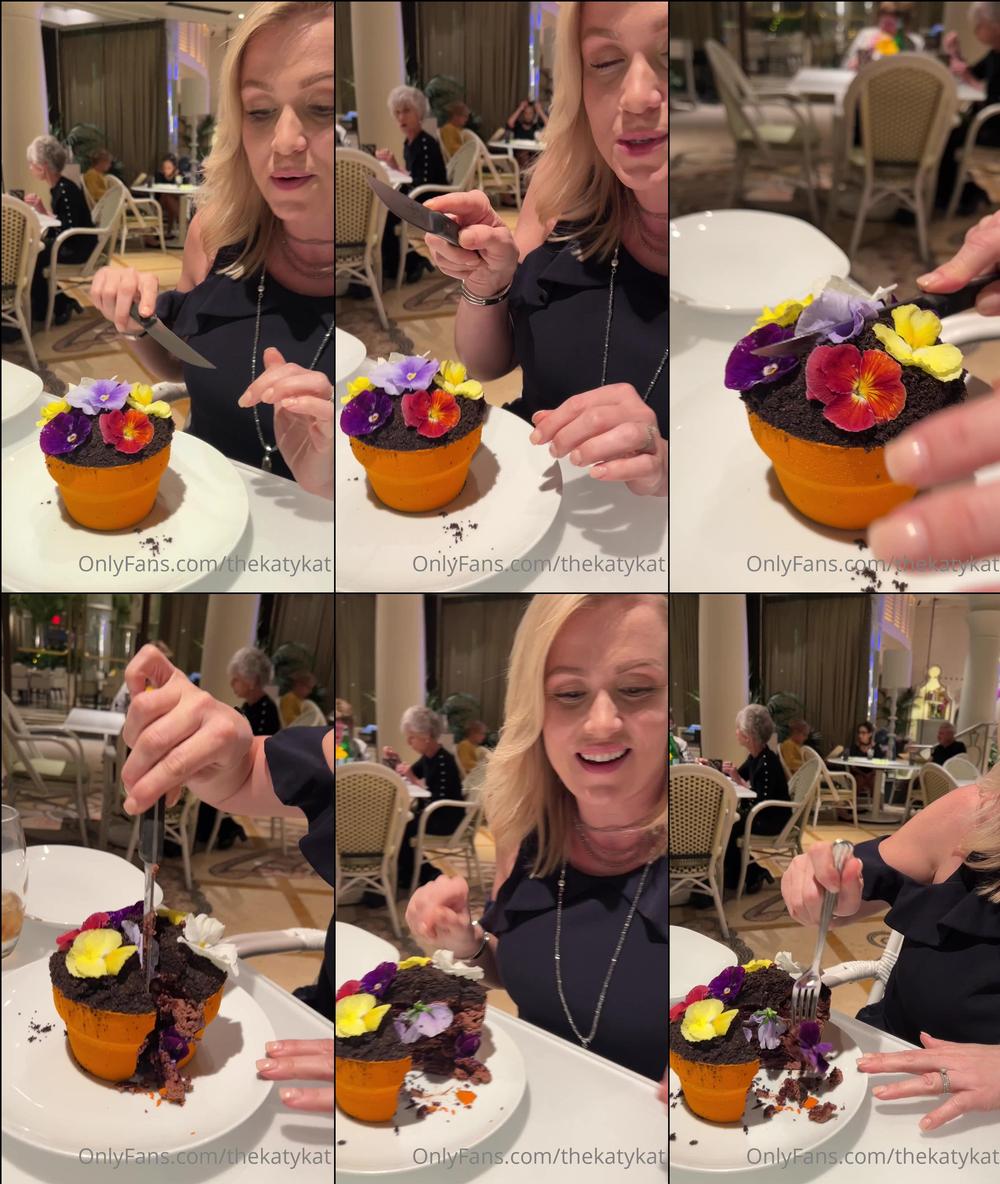 thekatykat 12 09 2022 2596622085 Dinner at Jardin at Wynn Las Vegas. Ordered the Flower Pot for dessert  Delicious