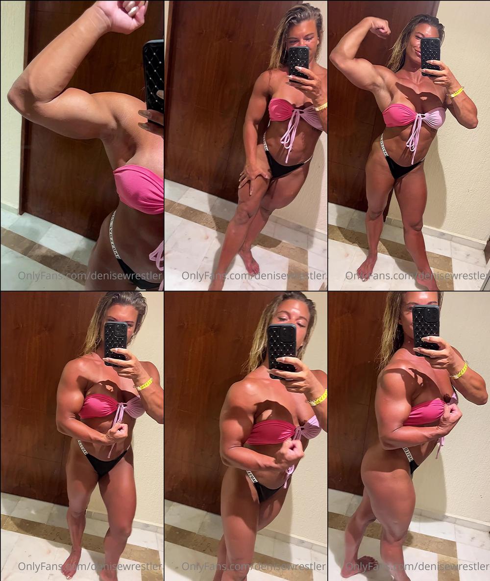 deniseanders 02 08 2022 2544985649  I just love flexing my tanned body in the mirror, bouncing my biceps and making m