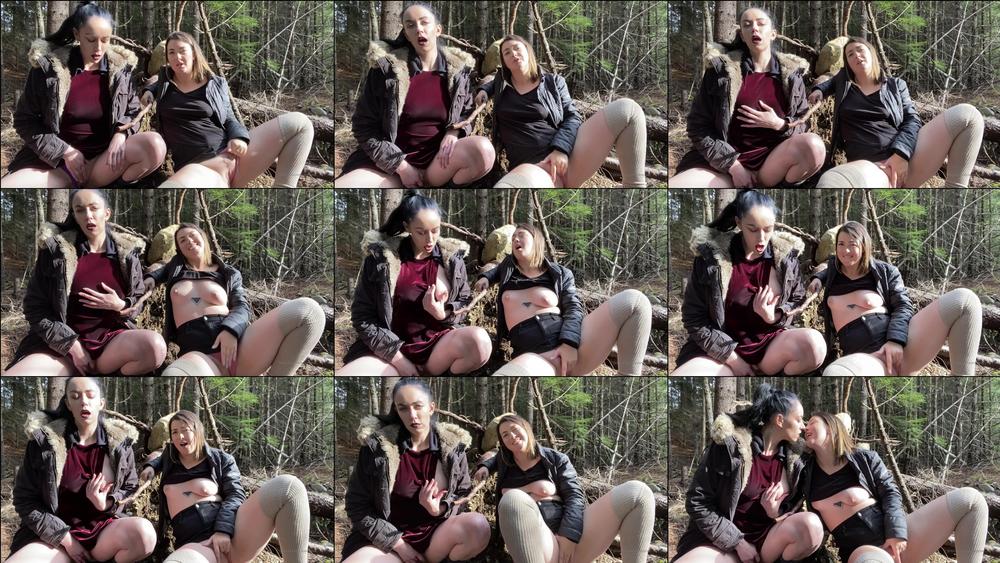 aubreymae 05 12 2019 98892253 Being naughty in the forest with @alannavcams.... she is so hot... 