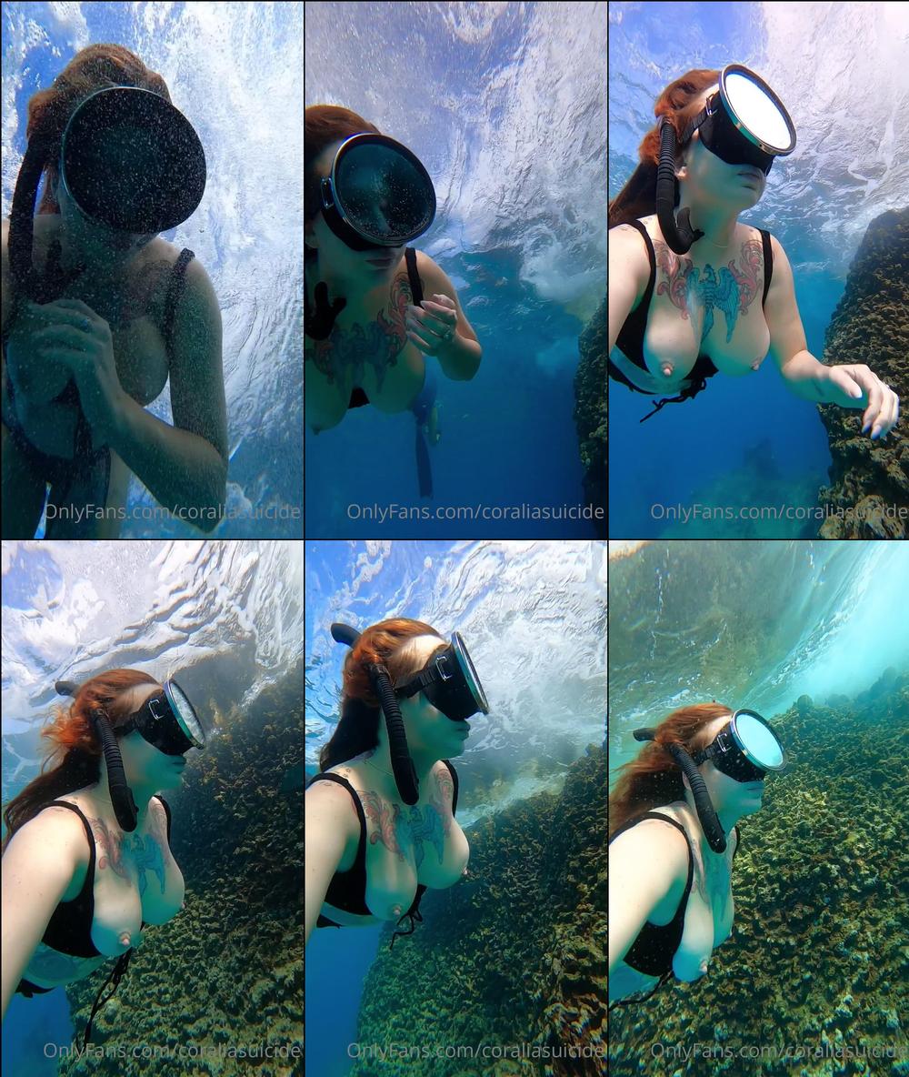 coraliasuicide 04 06 2022 2477184435 A bunch of the boobie videos were corrupt from yesterdayâs dive but I got one and the re