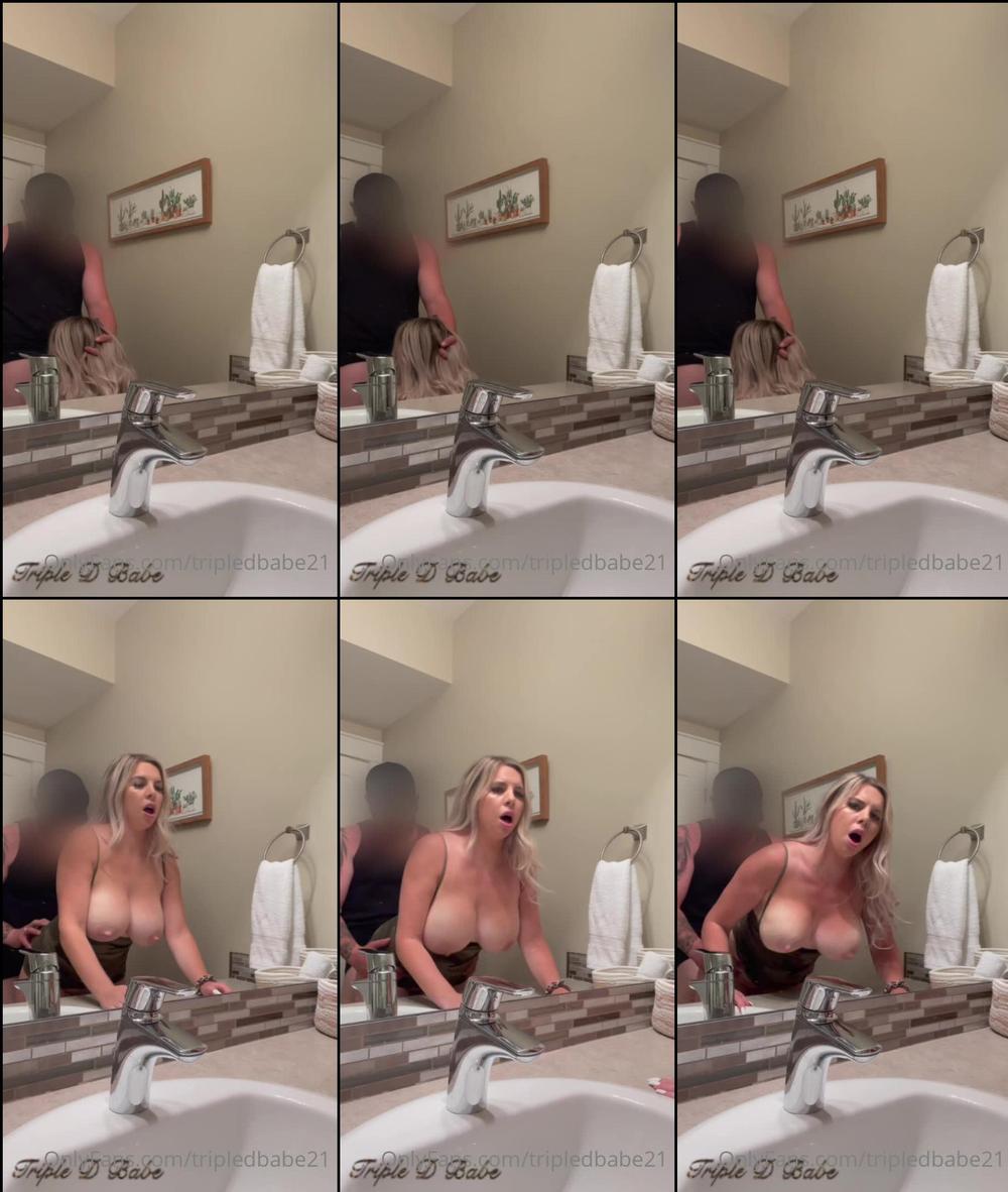 tripledbabe21 13 07 2022 2521211924 Quick fuck in the mirror against the bathroom sink ;)