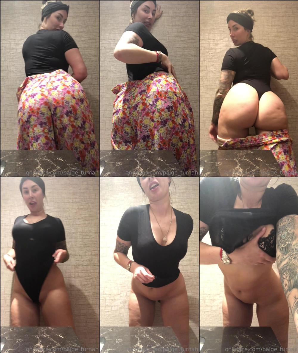 paige_turnah 01 06 2019 34812520 Getting so tipsy   naughty in the âladiesâ room 
