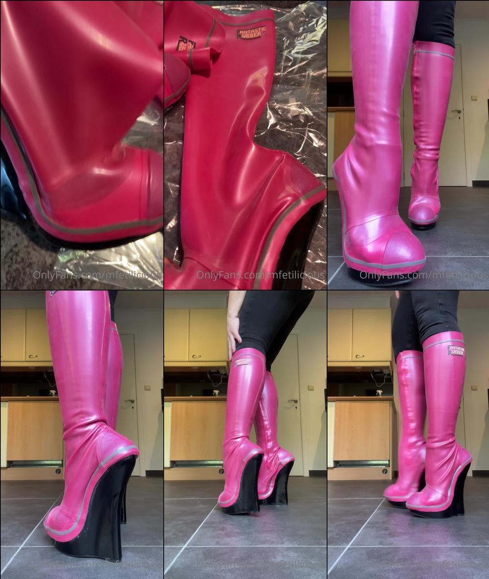 mfetilicious 02 11 2021 2263600622 My new super high latex boots from Fantastic Rubber finally arrived  