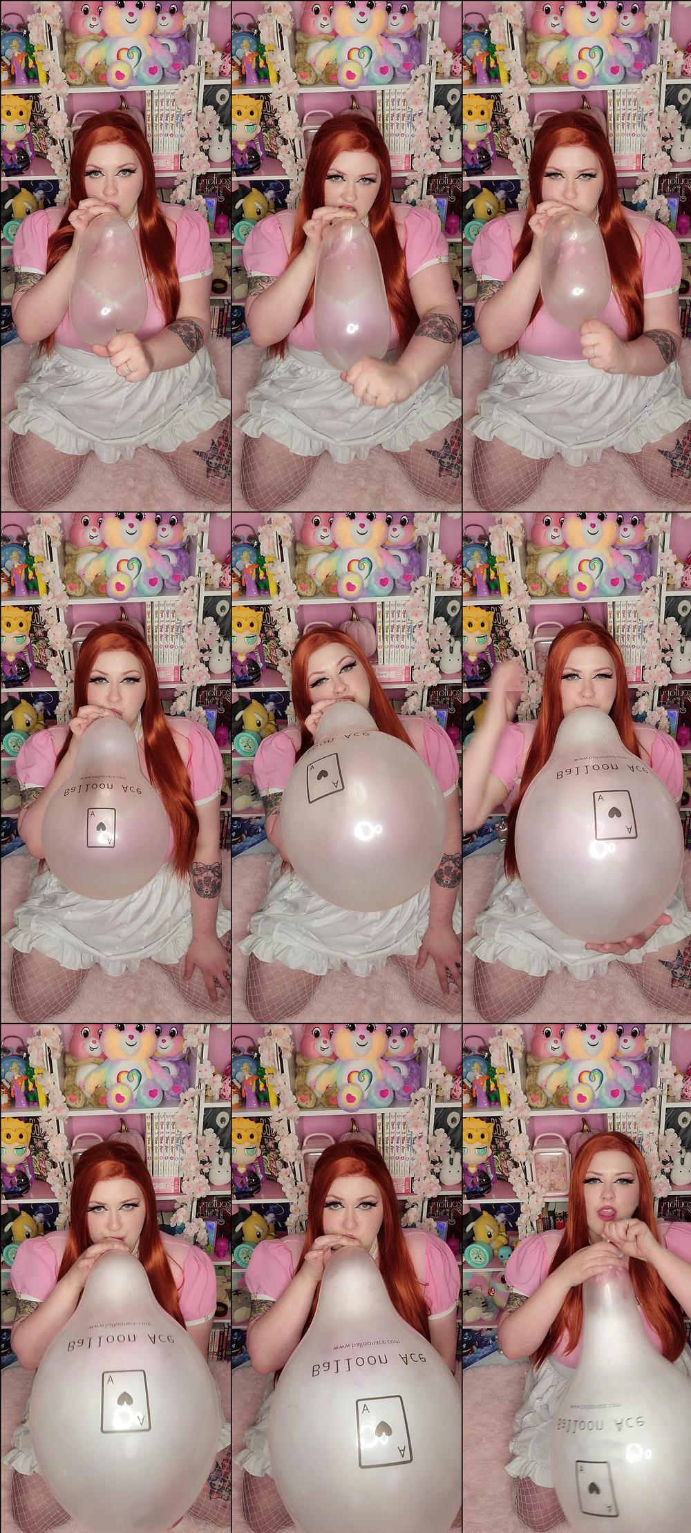 Kawaii Ginger Blows Huge loon ASMR taps - March 21, 2022