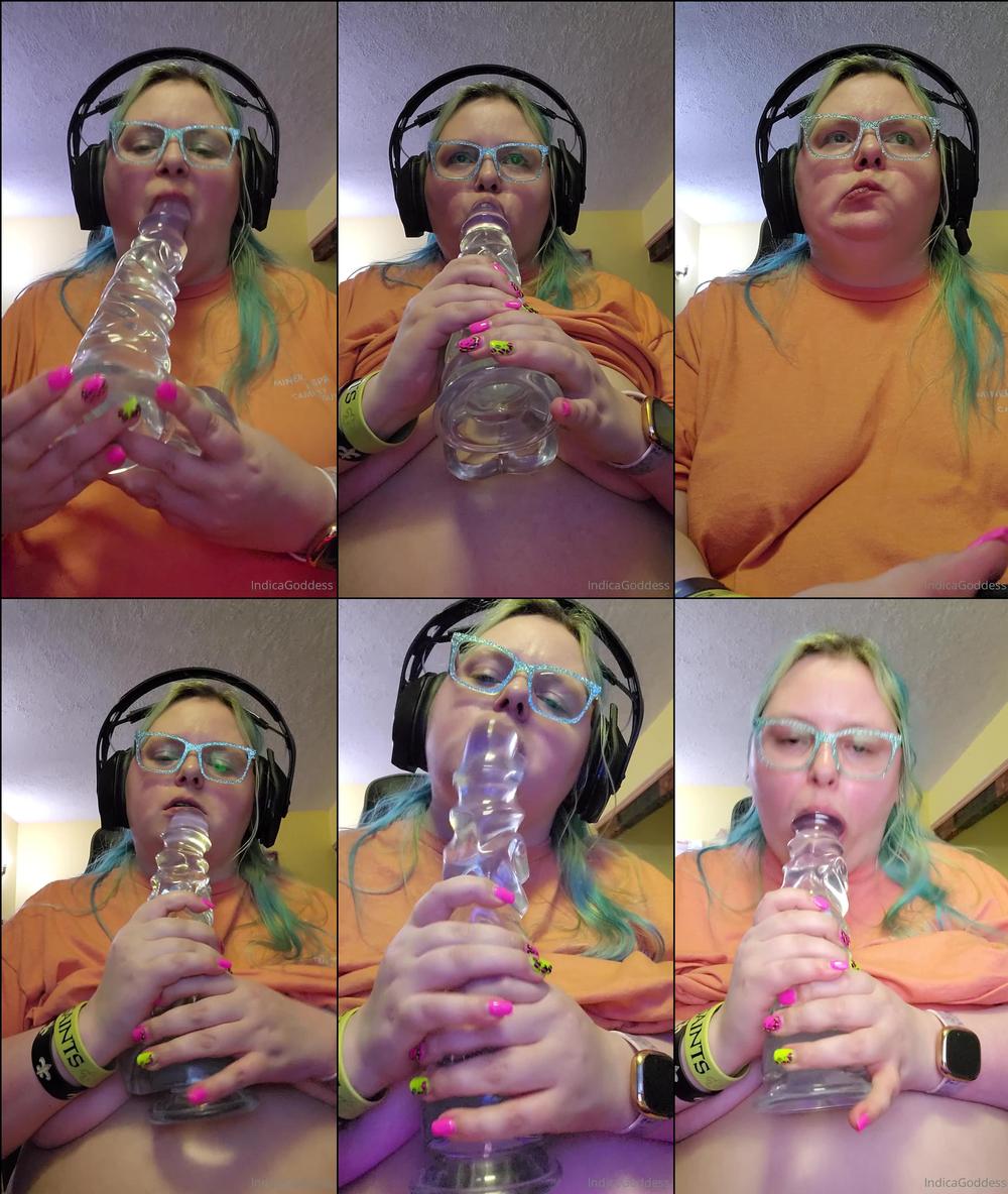 indica goddess 1036960839 i just made the hottest video sucking on this huge cock. i was gaming with my friends and they had no idea. 