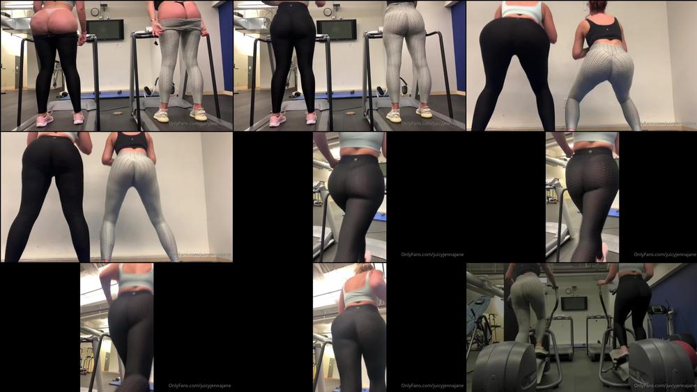 juicyjennajane 12 12 2020 1433877485 Join @bailzherb and I for a little gym workout  Should we do more like this  Let m