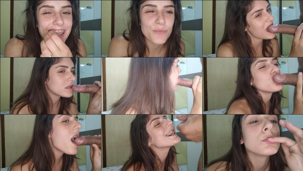 Braces and Blowjob Fantasy - Sucking You with My Elastics On - December 08, 2020