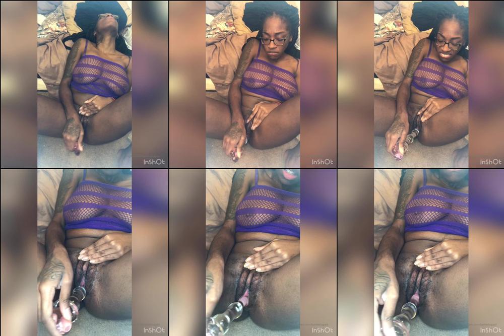 barbiebugatti 04 12 2019 98310084 Well DAMN my new toy made me cum TWICE Come slurp it