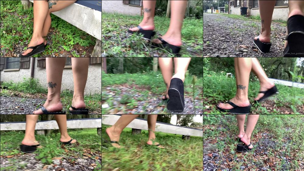 kim kisses foot goddess 10 09 2020 867922463 wrinkled soles toe spread and video of me walking