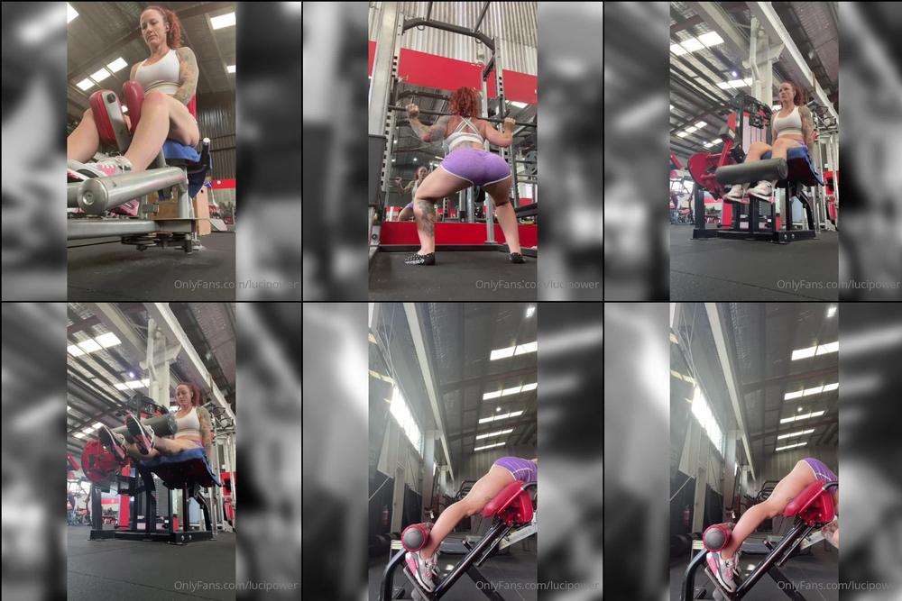 lucipower 115888180 yesterday s lower body workout. vagina machine squats leg extensions back extensions
