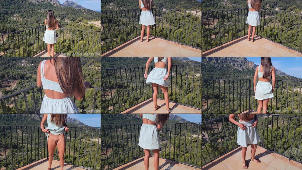 Delacreme 09 06 2022 391352639566127104 Not wearing undies today  The views here are absolutely majestic