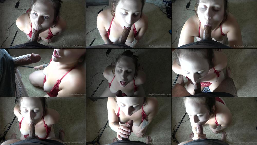 feloniousjane 22 07 2020 84819624 Sucking him until he unloads on my face