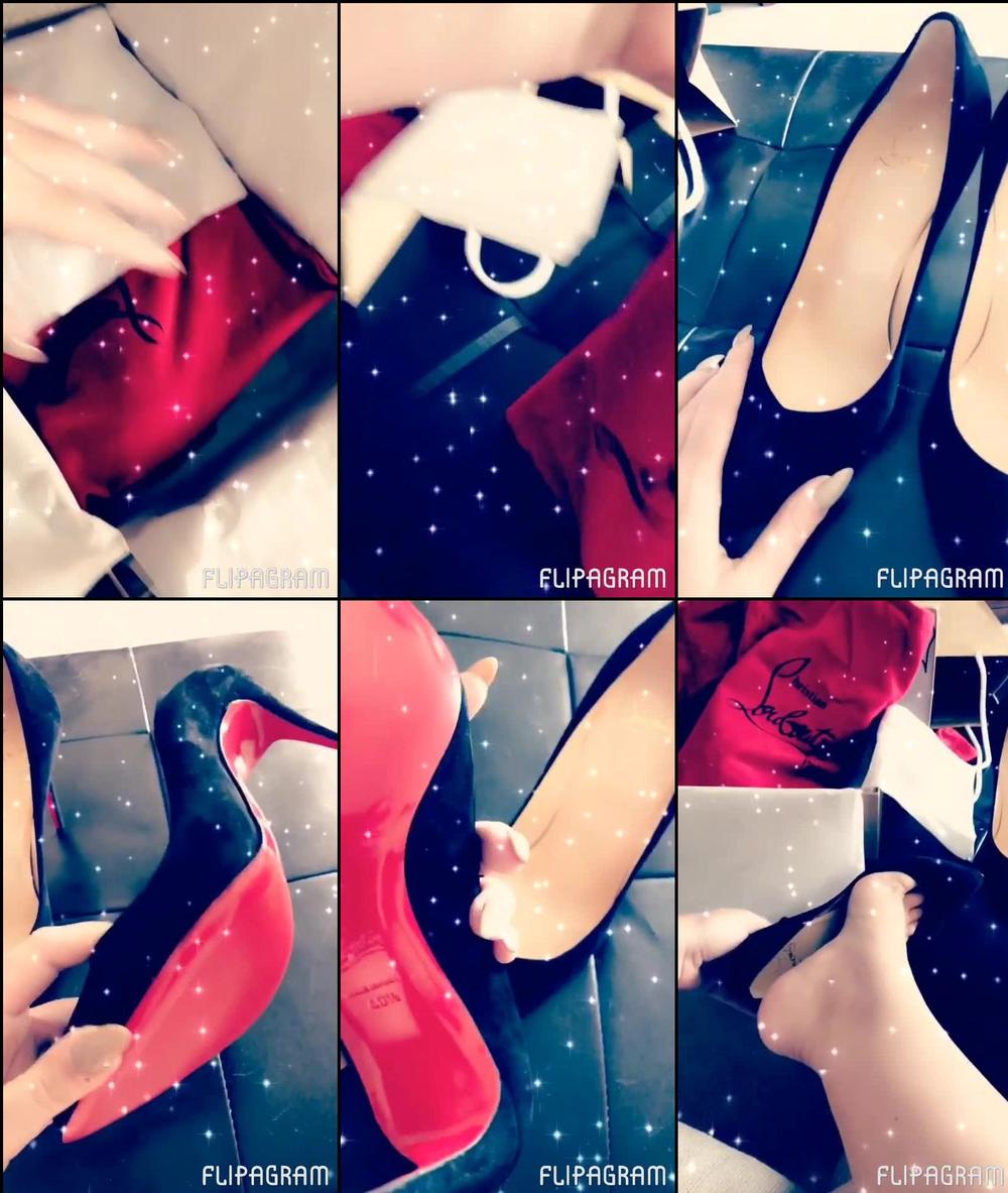 goddessmacha 13 09 2017 3551942 (Video 1 10) Worship My new Louboutins as I lounge   smoke blunts